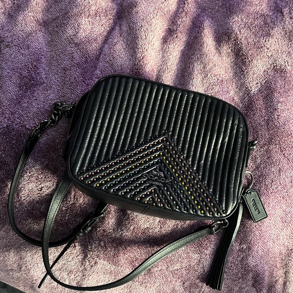 Coach leather purse